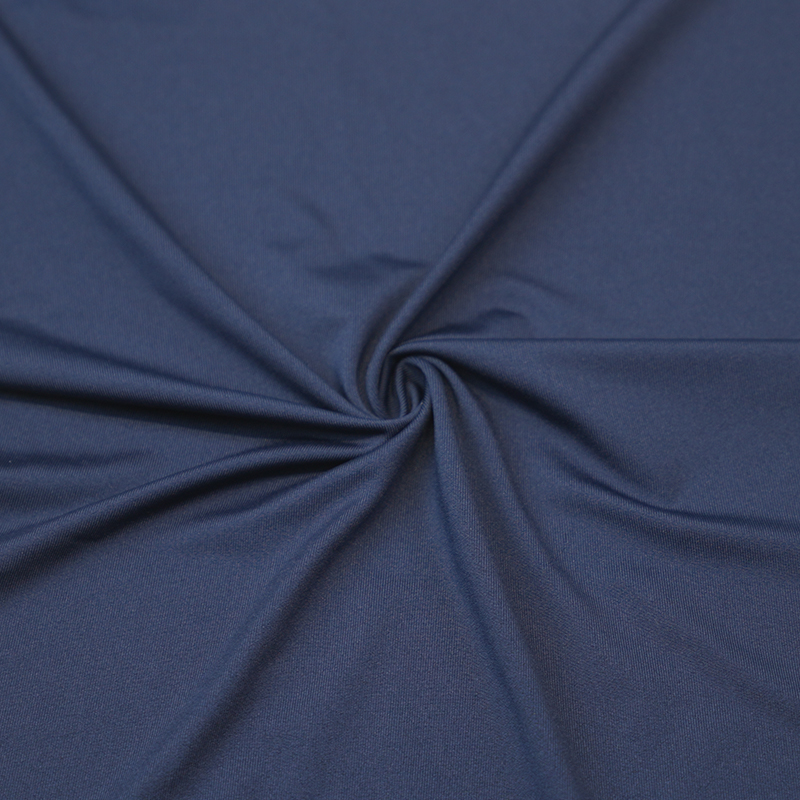 Resirkulert polyester spandex jersey t-skjorte stoff