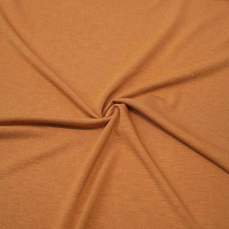 Bambusviskose/polyester stretch jersey stoff