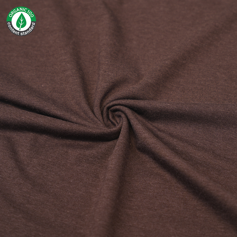 Organisk bambus/bomullstrekk Jersey Loungewear Stoff